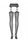 Obsessive Garter stockings S206 black Pończochy