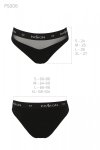 PS006 PANTIES black figi z siateczką