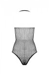 BS088 Bodystocking Czarny 
