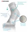 Sesto Senso Frotte Sport Socks białe Skarpety