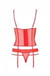 KYOUKA CORSET Czerwony gorset