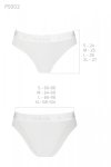 PS002 PANTIES white figi z siateczką