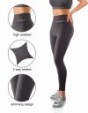 Sesto Senso Thermofit push up grafitowe Legginsy damskie