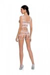 BS089 Bodystocking Biały 