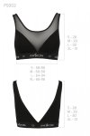 PS002 TOP black biustonosz z siateczką