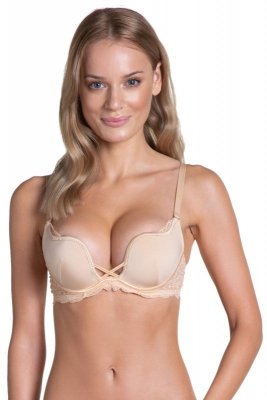 Henderson Ladies Delis 36121 złoty brąz biustonosz push-up