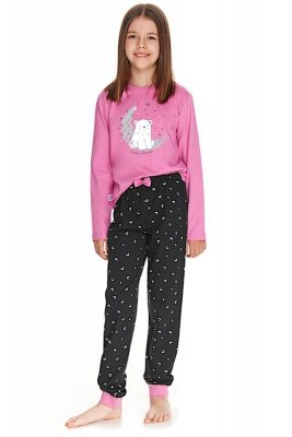 Taro Suzan 2586 różowa piżama dziewczęca 