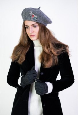 Art Of Polo 23902 Elefanto beret damski