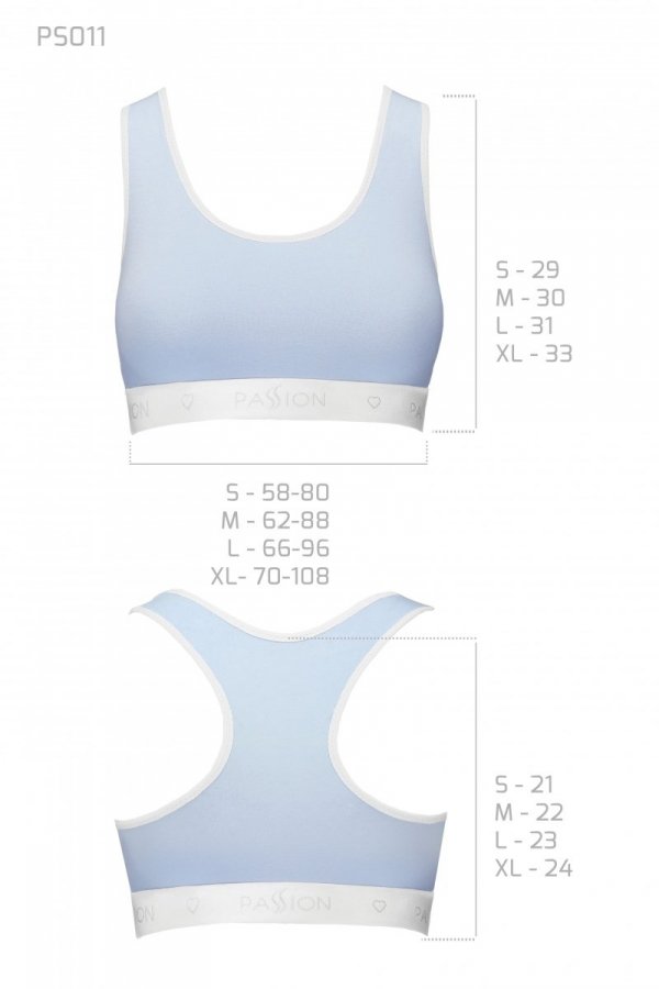PS012 PANTIES grey stringi bawełniane 