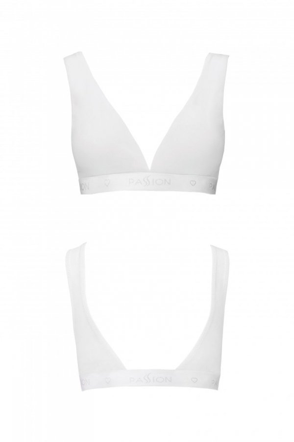 PS015 TOP biały bawełniany