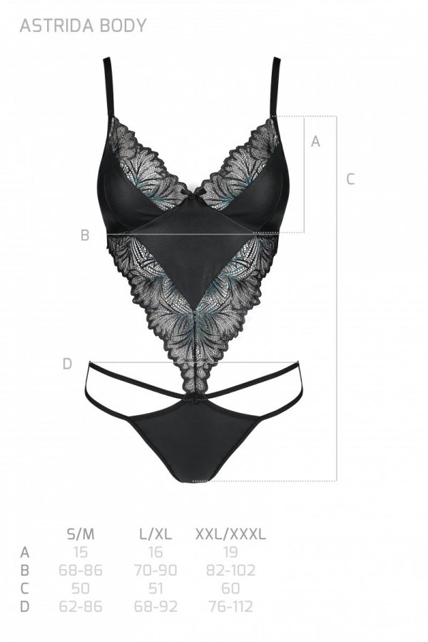 ASTRIDA BODY Czarne 