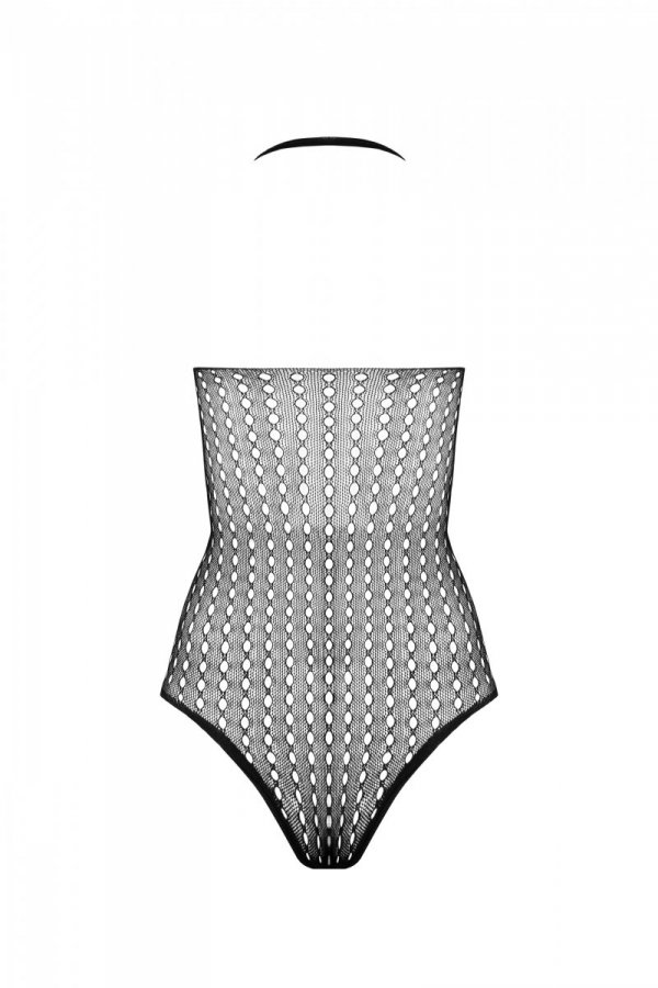 BS088 Bodystocking Czarny 
