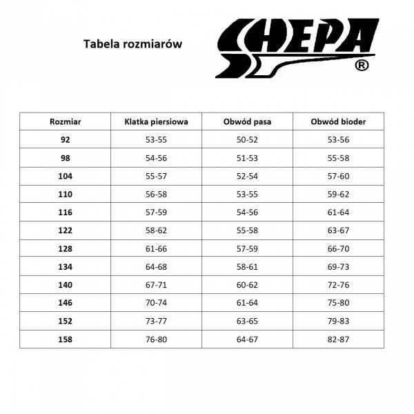 Shepa 071 Kostium kąpielowy dziewczęcy (B4D17)