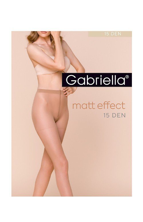 Gabriella Dita Matt 15 den 5-XL rajstopy
