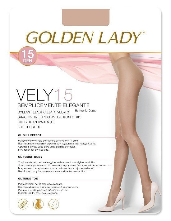 Golden Lady  Vely 15 den rajstopy