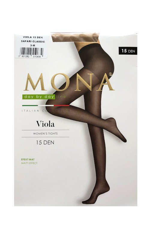 Mona Viola Matt Effect 5-XL 15 den rajstopy damskie