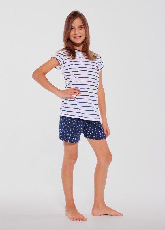 Cornette Young Girl 246/103 Marine 134-164 piżama dziewczęca