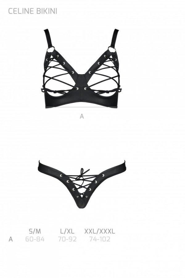 CELIN BIKINI Czarny komplet dwuczęściowy 