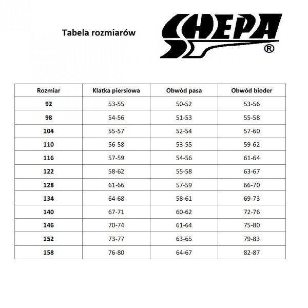 Shepa 045 Kostium kąpielowy dziewczęcy (B4D16/11)