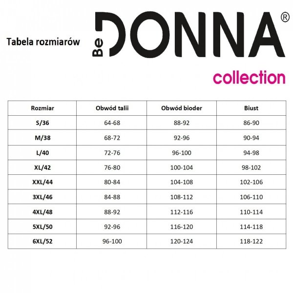 Donna Omena Piżama damska Plus Size