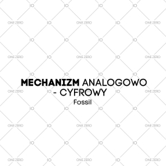 mechanizm analogowo - cyfrowy Fossil