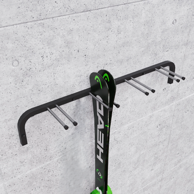 Wieszak NU4C widok z boku – stalowa konstrukcja malowana proszkowo