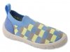 Befado 102X029 buty chłopięce HONEY niebieskie - szachownica