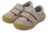 Mazurek Slipper Barefoot PUDER KROPKI na rzepy