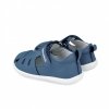 GARVALIN 242323-B PETROL sandał zabudowany barefoot na rzep