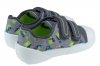 Befado 907P112 MAXI trampki szare na rzepy