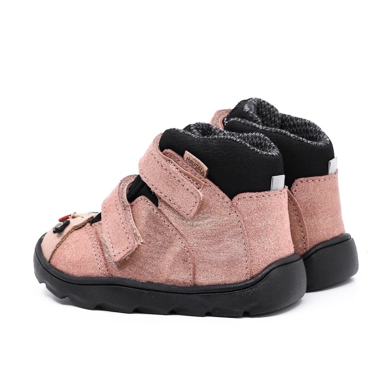 MRUGAŁA NEKO 6224/5-44 BAREFOOT pony rosa połysk TE-POR na rzepy
