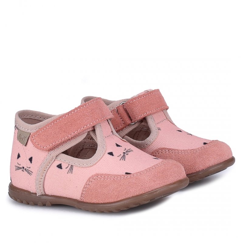 EMEL EK5221-5 kapcie dziewczęce na rzep 