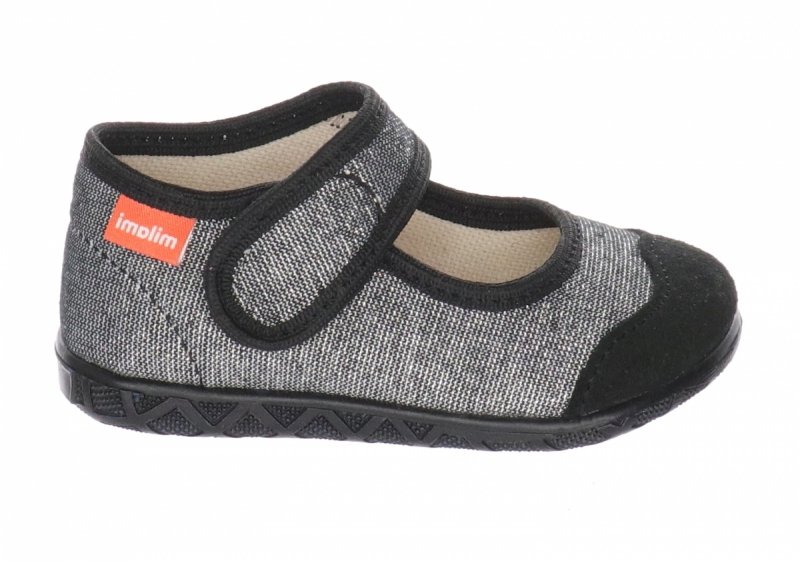 MILAMI 111 BR-19 SILVER kapcie dziewczęce na rzep