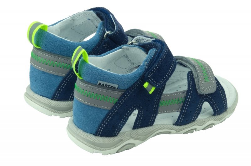 Bartek BABY 118240 sandałki granatowe na rzepy
