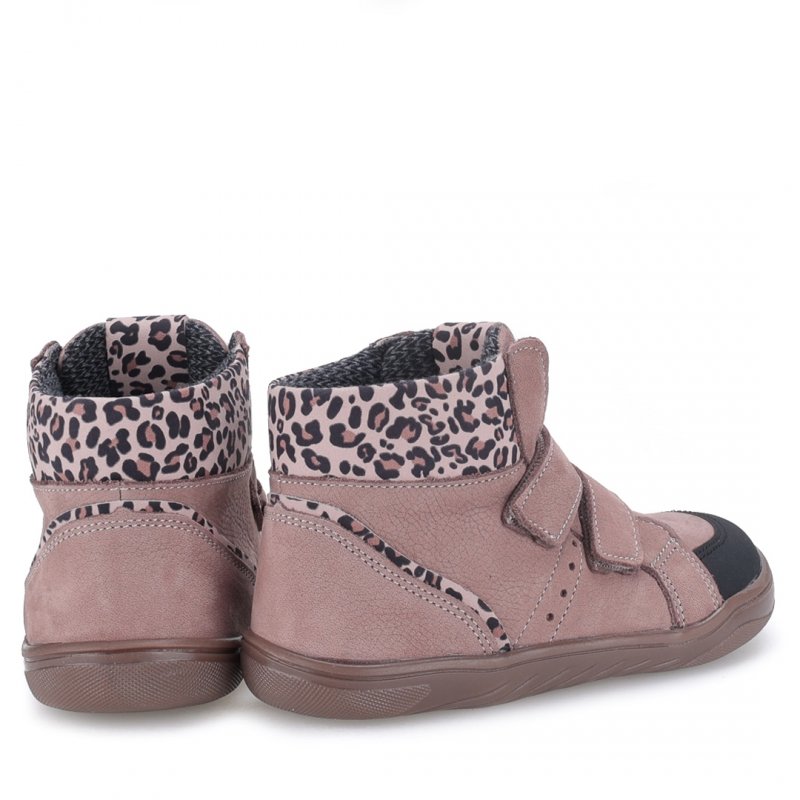 EMEL EX2730F barefoot Trzewiki dziewczęce na rzepy