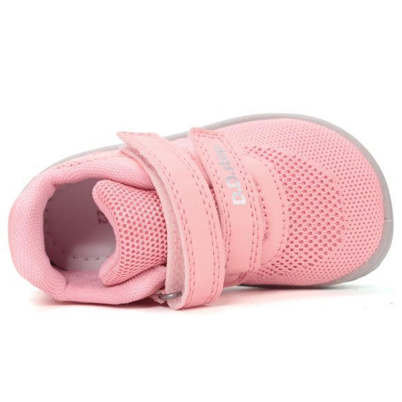 BAREFOOT Buty sportowe D.D.STEP F093-61936CL BABY PINK na rzepy