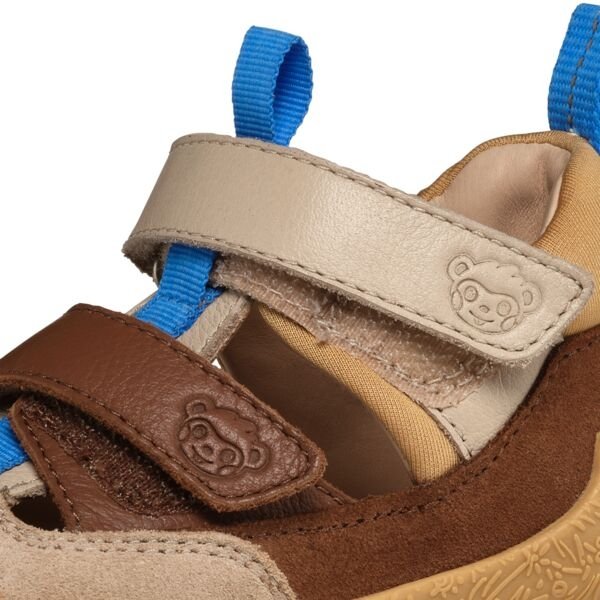 AFFENZAHN 01635-70111 prewalker półsandał brąz na rzepy