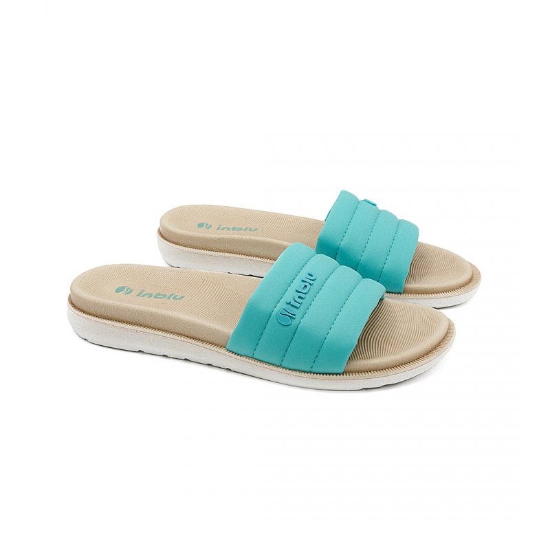 Klapki damskie INBLU SF-03 LAZUROWE