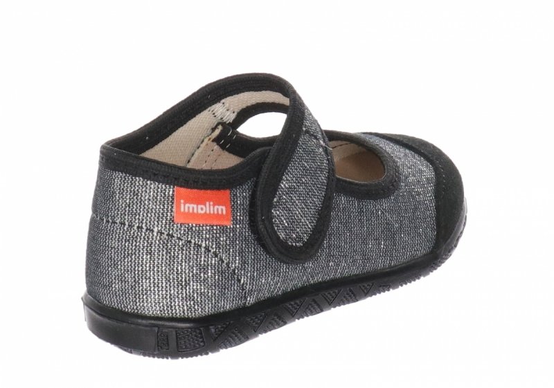 MILAMI 111 BR-19 SILVER kapcie dziewczęce na rzep