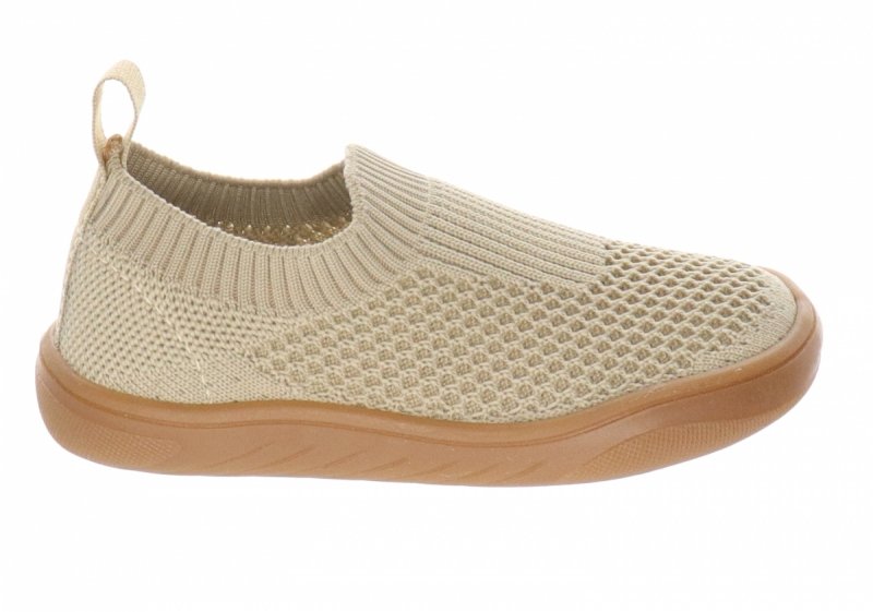 MILAMI BF -Knit 1 BEIGE beżowe kapcie barefoot wkładane