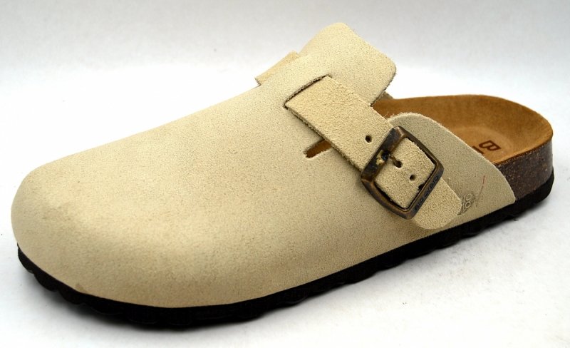 BIO BIO 261-73968-02 CAPPUCCINO skórzane nubuk klamerka 