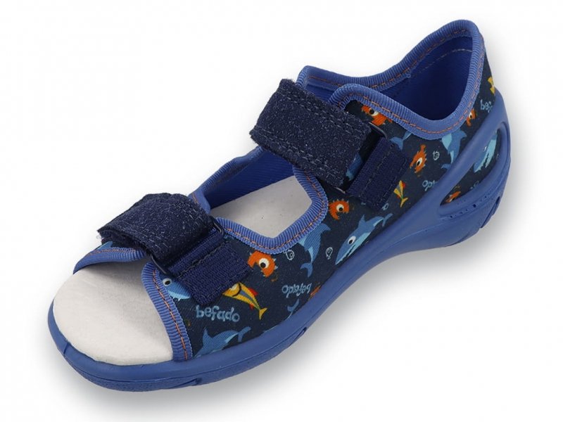 Befado 063X030 sandałki SUNNY chłopięce rzepy