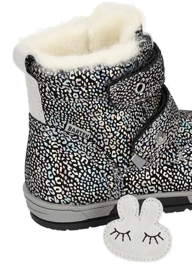 Trzewiki BARTEK 8400869 ocieplane multikolor na rzepy