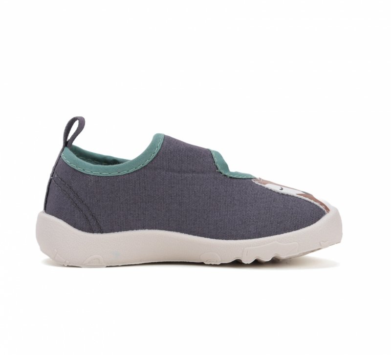 Tenisówki -kapcie D.D.STEP BAREFOOT C086-51716M GREY na rzep