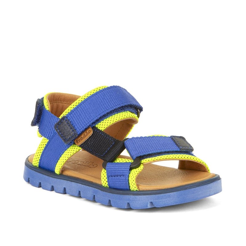 SANDAŁY FRODDO KE FLASH G3150259-3 BLUE ELECTRIC chłopięce na rzepy
