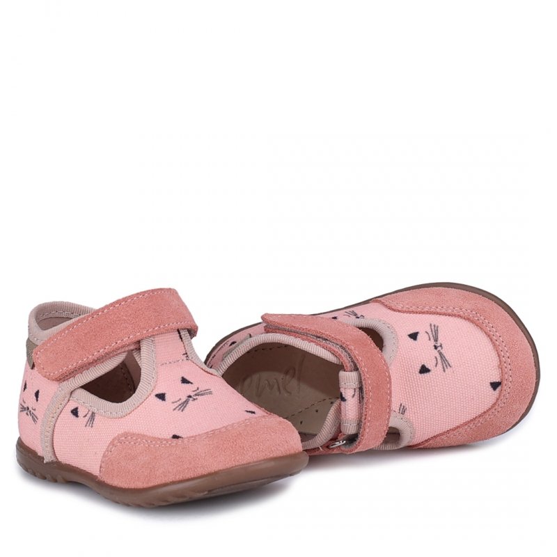 EMEL EK5221-5 kapcie dziewczęce na rzep 