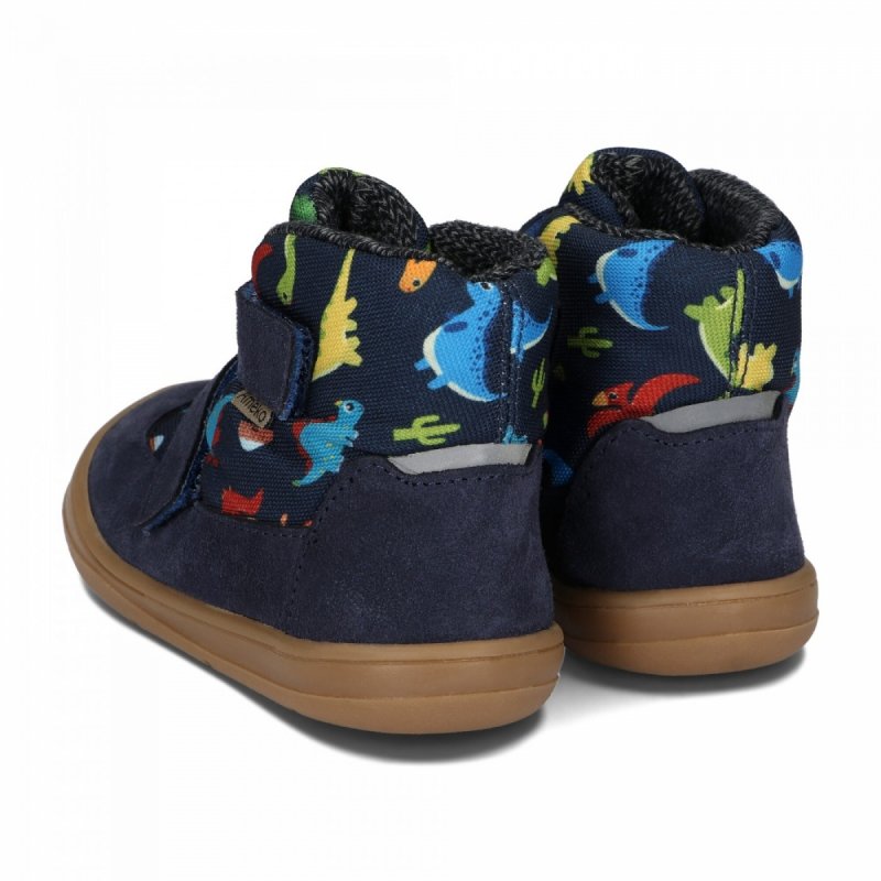 Trzewiki AMEKO BAREFOOT NOLAN DINO na rzepy