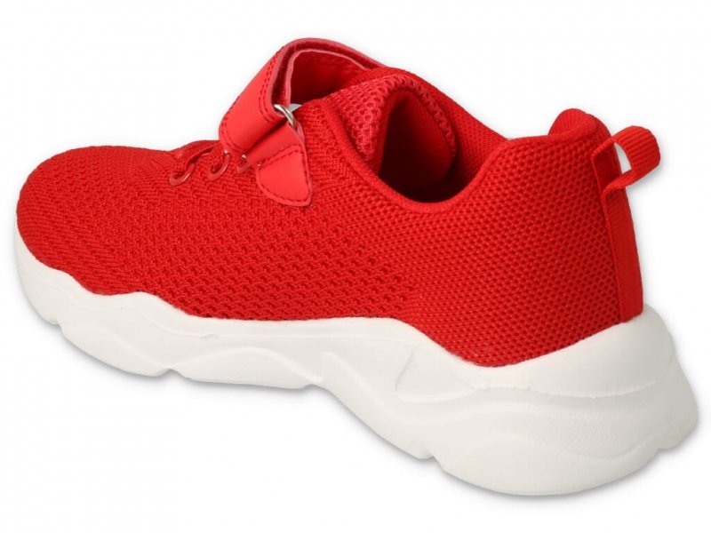 Befado 516Y204 buty sportowe MODERN CLASSIC czerwone na rzep
