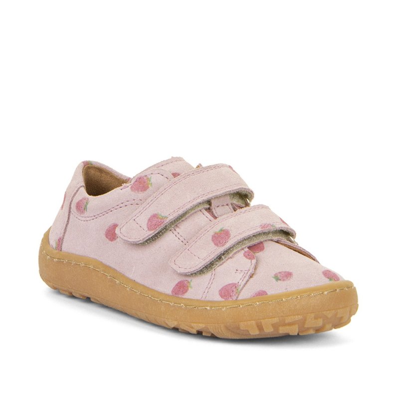 Półbuty FRODDO G3130240-30 PINK barefoot dziewczęce na rzepy