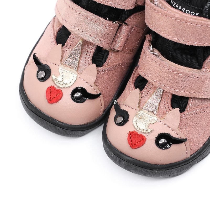 MRUGAŁA NEKO 6224/5-44 BAREFOOT pony rosa połysk TE-POR na rzepy